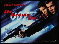 9j263 DIE ANOTHER DAY teaser British quad '02 Pierce Brosnan as James Bond & Halle Berry as Jinx!