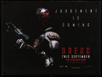 9j264 DREDD teaser DS British quad '12 Karl Urban, Olivia Thirlby, judgement is coming!