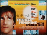 9j265 ETERNAL SUNSHINE OF THE SPOTLESS MIND DS British quad '04 Jim Carrey, Kate Winslet!