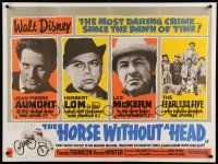 9j272 HORSE WITHOUT A HEAD British quad '63 Walt Disney, Jean-Pierre Aumont, Herbert Lom!