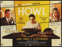 9j274 HOWL British quad '11 James Franco as Allen Ginsberg, Todd Rotondi as Jack Kerouac!