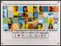 9j275 I HEART HUCKABEES DS British quad '04 Dustin Hoffman, Isabelle Huppert, Jude Law, Naomi Watts!