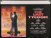 9j278 LAST TYCOON British quad '76 Robert De Niro, Jeanne Moreau, Elia Kazan, different Landi art!