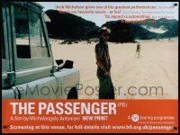 9j291 PASSENGER British quad R00s Michelangelo Antonioni, Jack Nicholson!