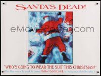 9j297 SANTA CLAUSE teaser DS British quad '95 Disney, fat jolly Tim Allen, Christmas comedy!