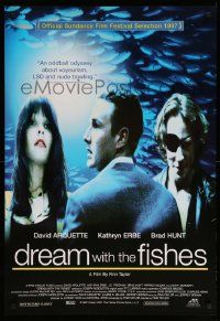 9j159 DREAM WITH THE FISHES Canadian 1sh '97 cool images of David Arquette & Brad Hunt!