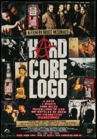 9j164 HARD CORE LOGO Canadian 1sh '96 Bruce McDonald directed punk rock mockumentary, Joey Ramone!