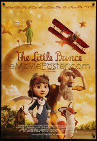 9j172 LITTLE PRINCE advance Canadian 1sh '16 voices of Jeff Bridges, Rachel McAdams, cute image!