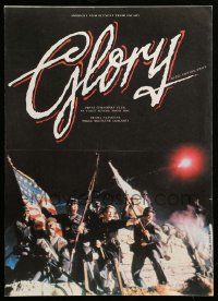 9j120 GLORY Czech 12x17 '90 Morgan Freeman, Matthew Broderick, Denzel Washington, Jodas art!