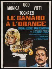 9j846 DUCK IN ORANGE SAUCE French 24x31 '76 Ugo Tognazzi & Monica Vitti, Renato Casaro artwork!