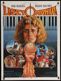 9j893 LISZTOMANIA French 24x32 '75 Ken Russell directed, Roger Daltrey, phallic imagery in art!