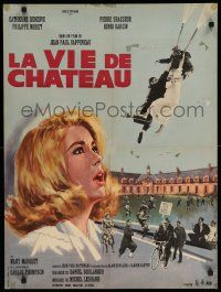 9j902 MATTER OF RESISTANCE French 23x30 '66 Jean-Paul Rappeneau's La Vie de Chateau, Deneuve