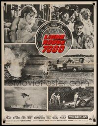 9j928 RED LINE 7000 French 24x31 '66 directed by Howard Hawks, different car racing images!