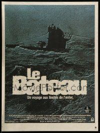 9j984 DAS BOOT French 16x21 '81 The Boat, Wolfgang Petersen German WWII submarine classic!