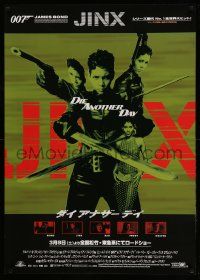 9j632 DIE ANOTHER DAY advance DS Japanese 29x41 '03 different images of Halle Berry as Jinx!