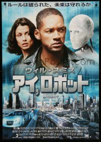 9j647 I, ROBOT DS Japanese 29x41 '04 Will Smith sci-fi, from Isaac Asimov's book!