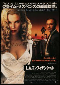 9j648 L.A. CONFIDENTIAL Japanese 29x41 '98 Kevin Spacey, Russell Crowe, Danny DeVito, Kim Basinger