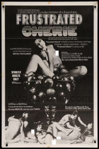 9p373 FRUSTRATED CHERIE 1sh '69 the best independent film to date, love her or leave her!