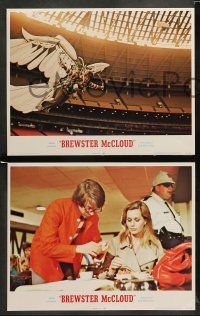 9r134 BREWSTER McCLOUD 8 LCs '71 directed by Robert Altman, Bud Cort, Sally Kellerman, cool images!