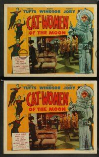 9r609 CAT-WOMEN OF THE MOON 5 LCs '53 campy cult classic, see the lost city of love-starved women!