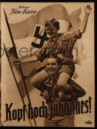 9s143 KOPF HOCH JOHANNES German program '41 conditional pro-Nazi Youth movie, wild!