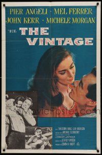 9y950 VINTAGE 1sh '57 pretty Pier Angeli, Mel Ferrer, lusty, violent, primitive!