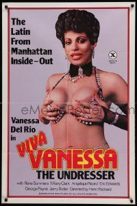 9y953 VIVA VANESSA 1sh '84 sexy Vanessa Del Rio is the Latin from Manhattan, x-rated!