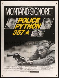 9z935 POLICE PYTHON 357 French 1p '76 Yves Montand, Simone Signoret, Francois Perier