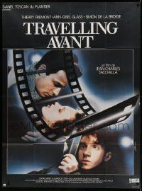 9z986 TRAVELLING AVANT French 1p '87 Jean-Charles Tacchella, cool Michel Landi film strip artwork!