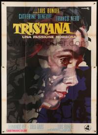 9z232 TRISTANA Italian 2p '70 Luis Bunuel, different art of Catherine Deneuve by Averardo Ciriello