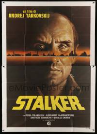 1b143 STALKER Italian 2p '79 Andrej Tarkovsky's Ctankep, Russian sci-fi, different art by Crovato!