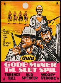 1f439 BOOT HILL Danish '72 La collina degli stivali, Lundvald art of Terence Hill, Bud Spencer!