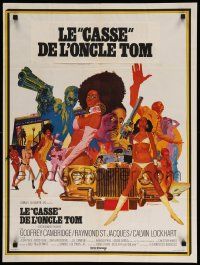 1f849 COTTON COMES TO HARLEM French 24x32 '70 Godfrey Cambridge, Ossie Davis, Robert McGinnis art!