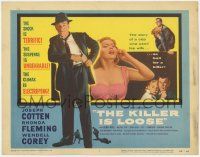 1k251 KILLER IS LOOSE TC '56 Budd Boetticher, Joseph Cotten uses sexy Rhonda Fleming as bait!