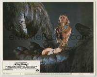 1k779 KING KONG LC #4 '76 best special effects image of sexy Jessica Lang in giant ape's hand!