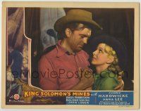 1k785 KING SOLOMON'S MINES LC '37 romantic close up of pretty Anna Lee & John Loder!