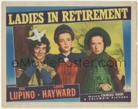 1k786 LADIES IN RETIREMENT LC '41 portrait of Ida Lupino between Elsa Lanchester & Edith Barrett!