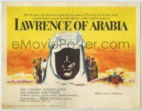 1k277 LAWRENCE OF ARABIA TC '62 David Lean classic, Peter O'Toole, best silhouette art!