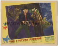 1k795 LEATHER BURNERS LC '43 William Boyd as Hopalong Cassidy with gun drawn by Andy Clyde!