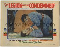 1k798 LEGION OF THE CONDEMNED LC '28 c/u of enraged Gary Cooper choking fellow soldier on ground!