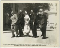 1s088 ARTISTS & MODELS 8x10.25 still '37 Judy Canova & the Yacht Club Boys dancing on the street!