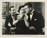 1s146 BLIND DATE 8x10 still '34 Neil Hamilton & man listen in on Ann Sothern's phone call!