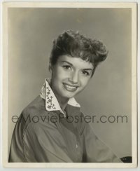 1s263 DEBBIE REYNOLDS deluxe 8.25x10 still '50s wonderful smiling portrait of the pretty star!