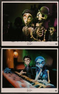 1w110 CORPSE BRIDE 8 LCs '05 Tim Burton computer animated horror musical!