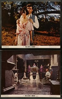 2k789 DEVIL'S BRIDE 2 color 11x14 stills '68 Charles Gray, Arrighi, Terence Fisher Hammer horror!