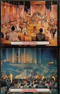 2k776 CLEOPATRA 2 roadshow LCs '63 sexiest Elizabeth Taylor and huge cast scenes, Todd-AO!