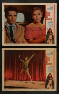 2k777 COLD WIND IN AUGUST 2 LCs '61 great images of Scott Marlowe with sexiest Lola Albright!