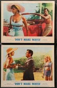 2k799 DON'T MAKE WAVES 2 LCs '67 Tony Curtis, super sexy Sharon Tate & Claudia Cardinale!