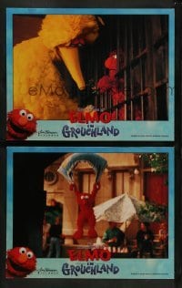 2k804 ELMO IN GROUCHLAND 2 LCs '99 Sesame Street Muppets, the good, the bad & the stinky!