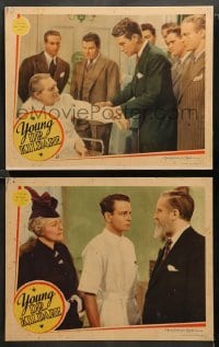 2k998 YOUNG DR. KILDARE 2 LCs '38 Lew Ayres, Lionel Barrymore, Nella Walker. Monty Woolley!